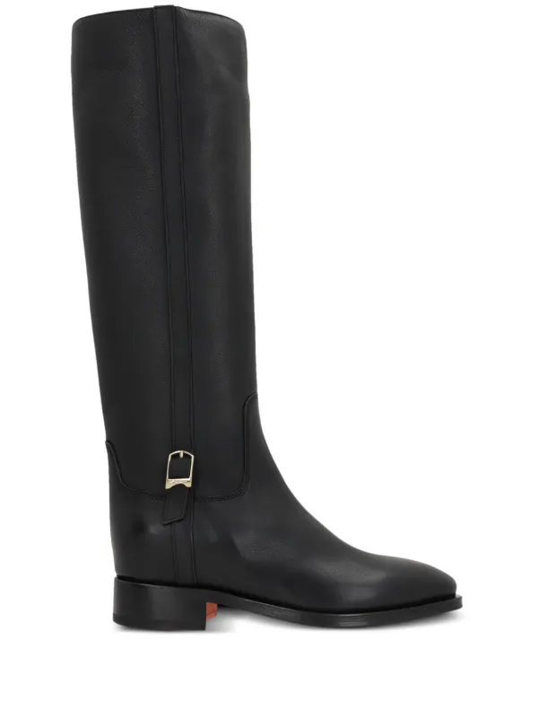 サントーニ Santoni 95mm leather buckled boots Santoni Brown Ankle Boots with Buckle Detail – Top Shelf Apparel
