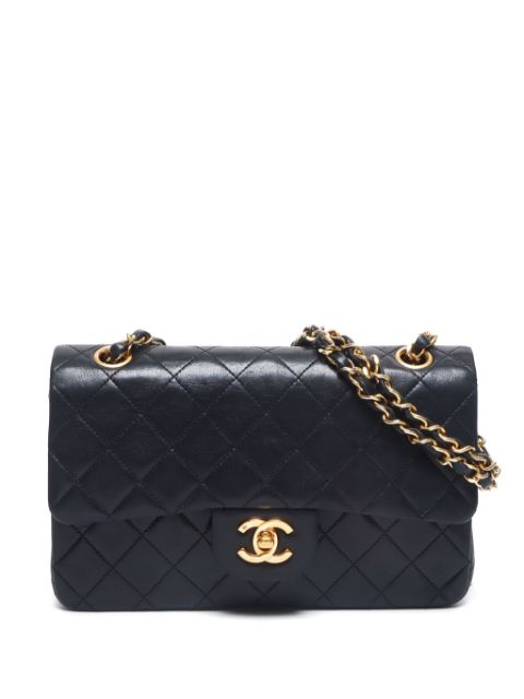 HOT SALE CHANEL 1985-1993 small Double Flap shoulder bag Women