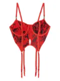 Diesel x Savage x Fenty Fishnet corset - Red