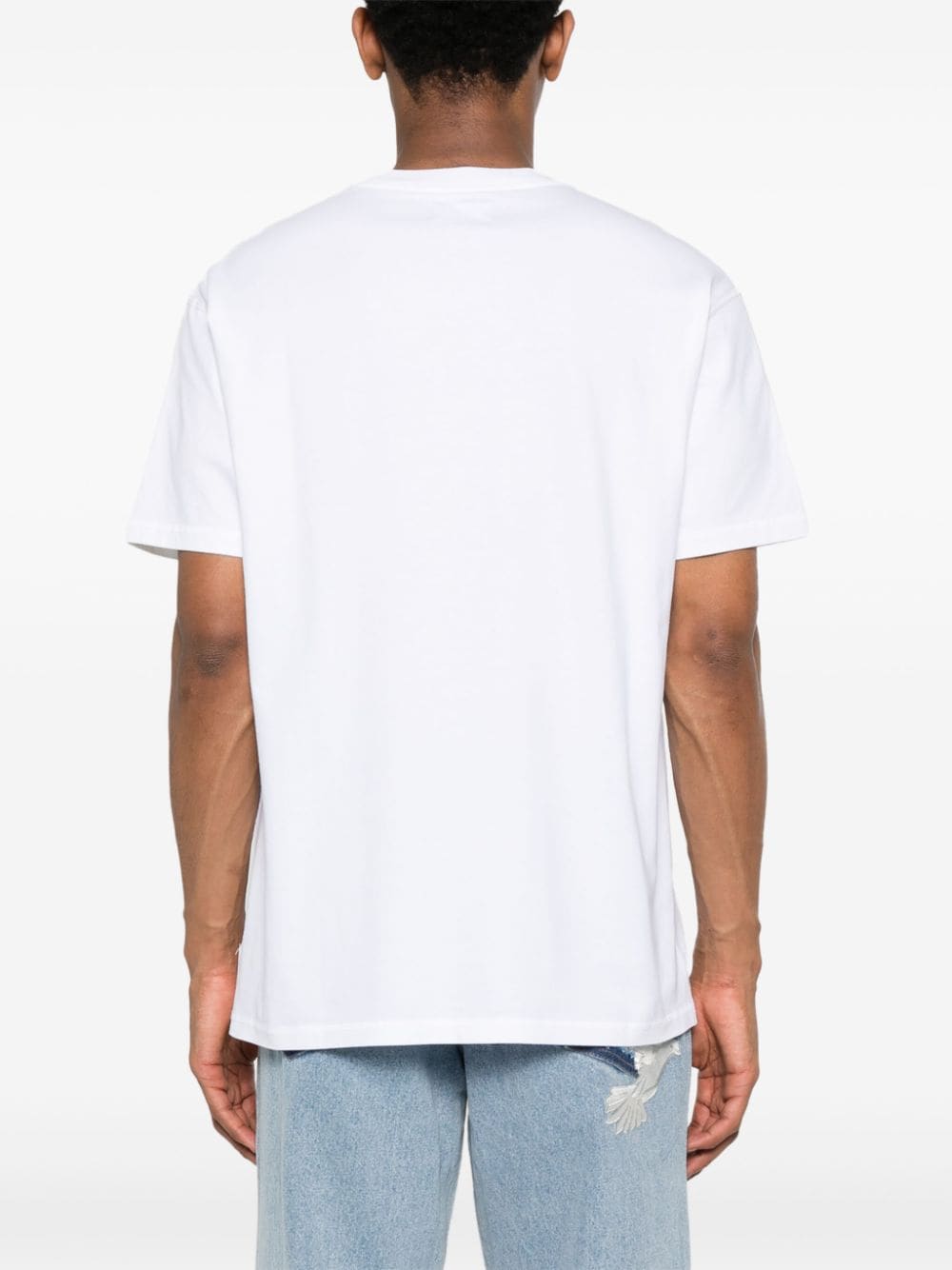 Shop 3paradis Graphic-print T-shirt In White