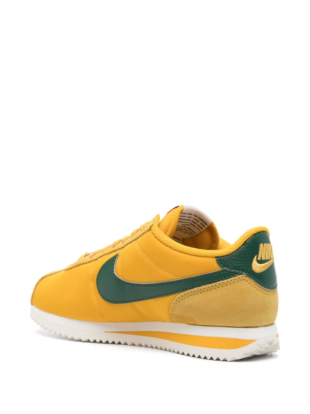 Nike Cortez low-top sneakers Geel