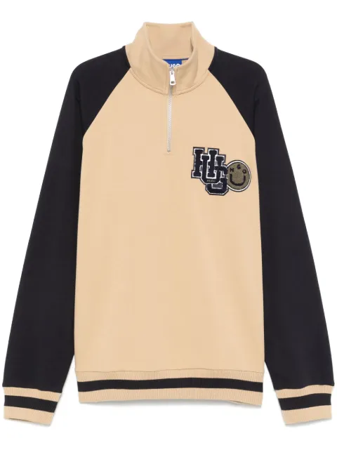 BOSS sudadera con parche del logo