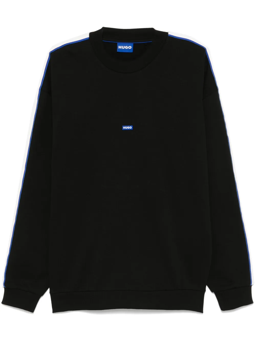 BOSS logo-embellished cotton sweatshirt – Black