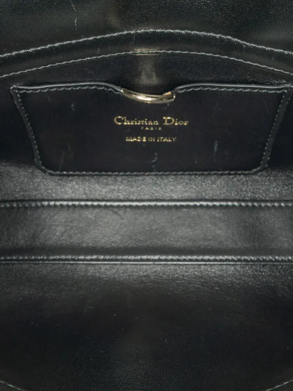 Christian Dior Pre-Owned 2016 Medium Beaded Flower Embellished