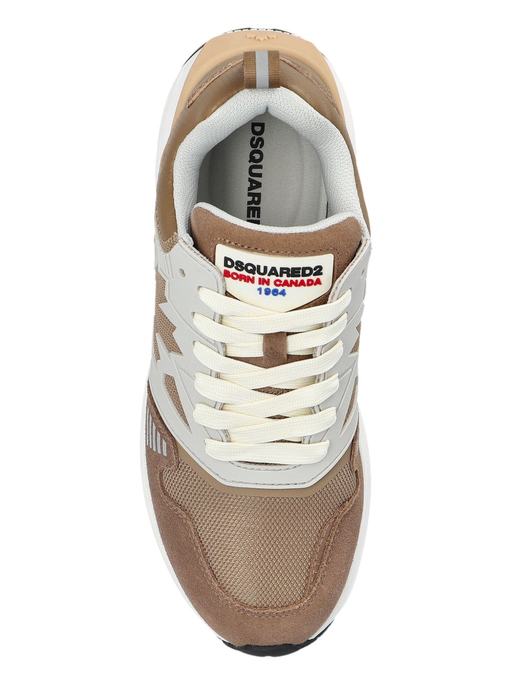 DSQUARED2 logo-patch panelled sneakers Women