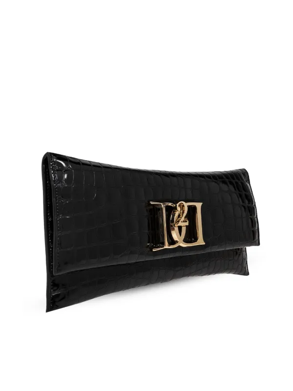 DSQUARED2 ダブルD クラッチバッグ | ブラック | FARFETCH JP