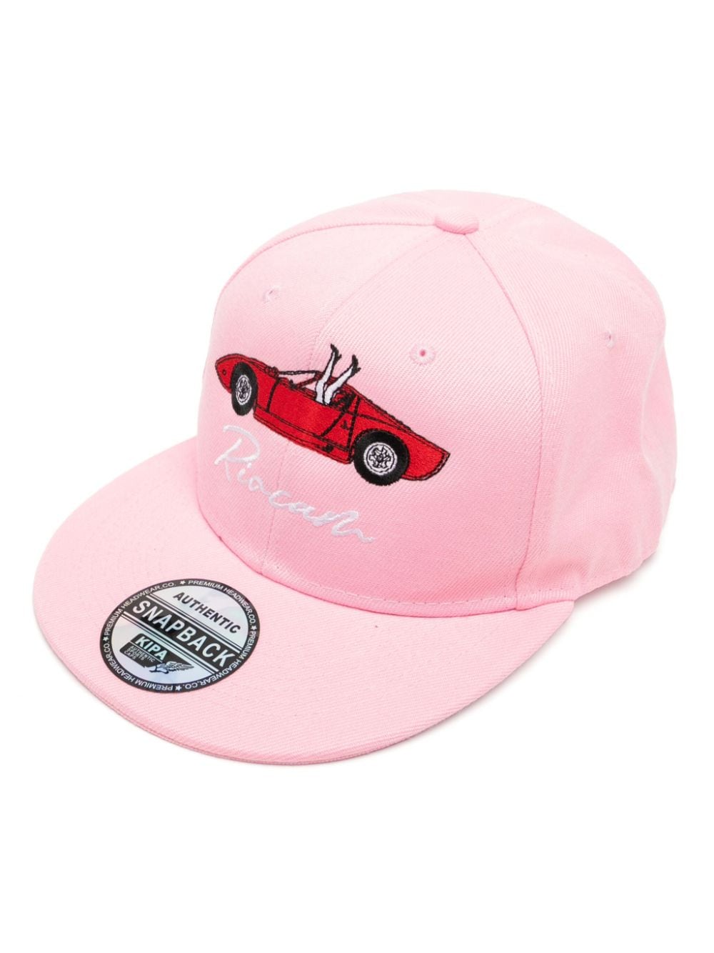 Shop Riocam Logo-embroidered Cap In Pink