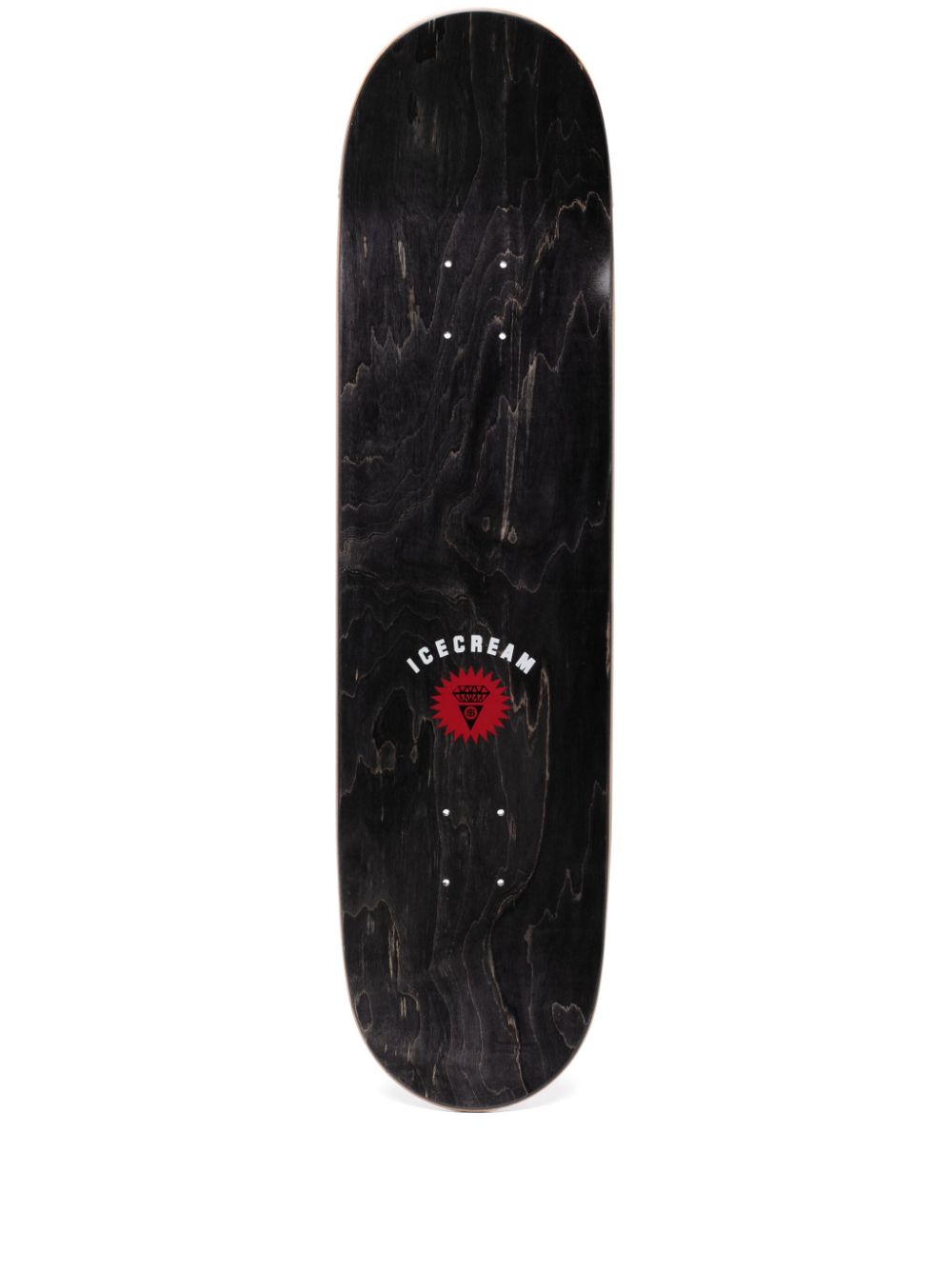 ICECREAM logo-print skate deck - Black