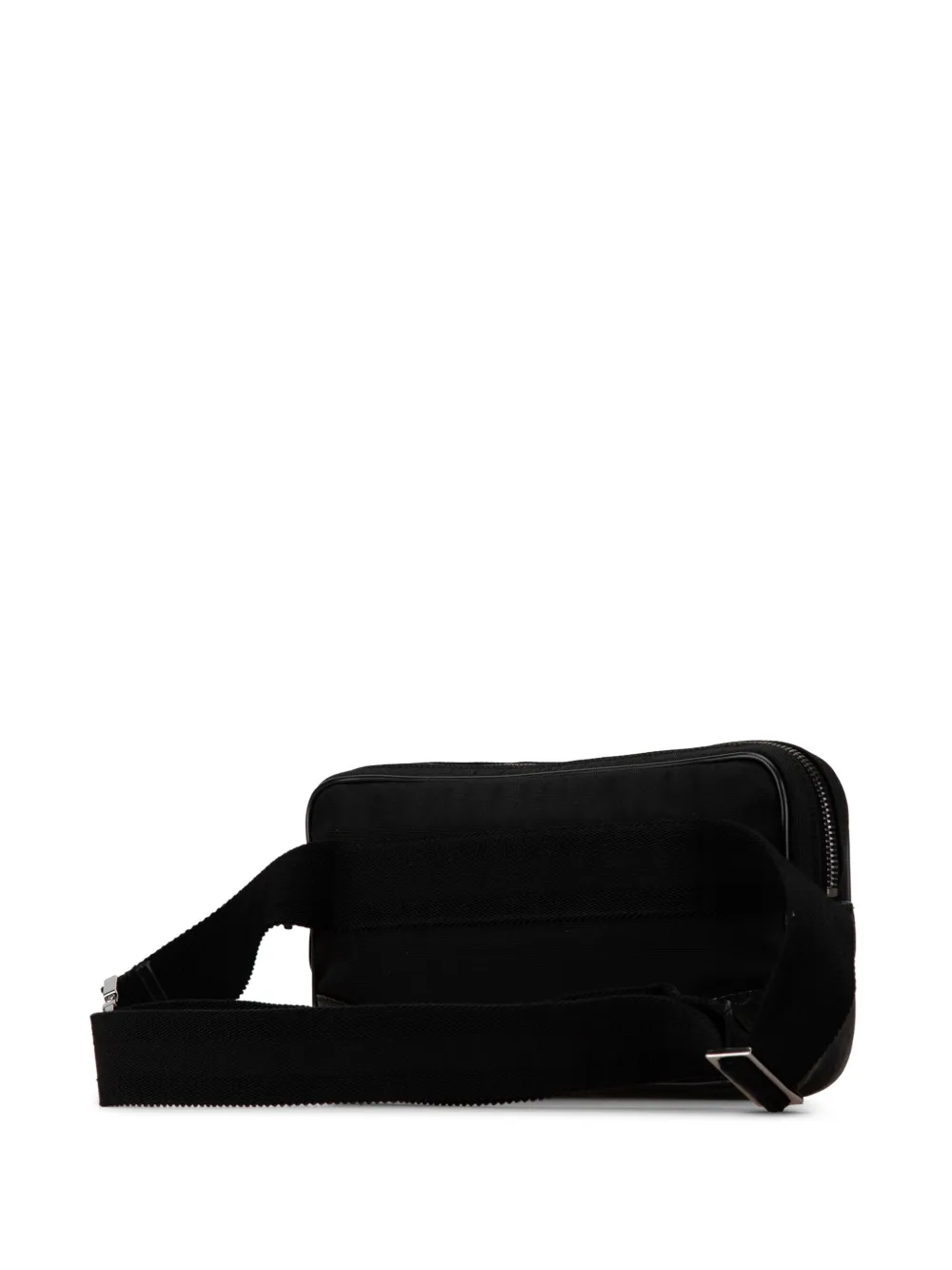 Pre-owned Gucci 2000-2015 Ssima Nylon Trim Belt Bag