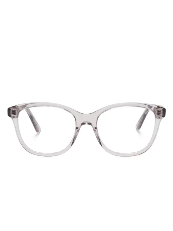 Alexander McQueen Eyewear translucent-frame glasses