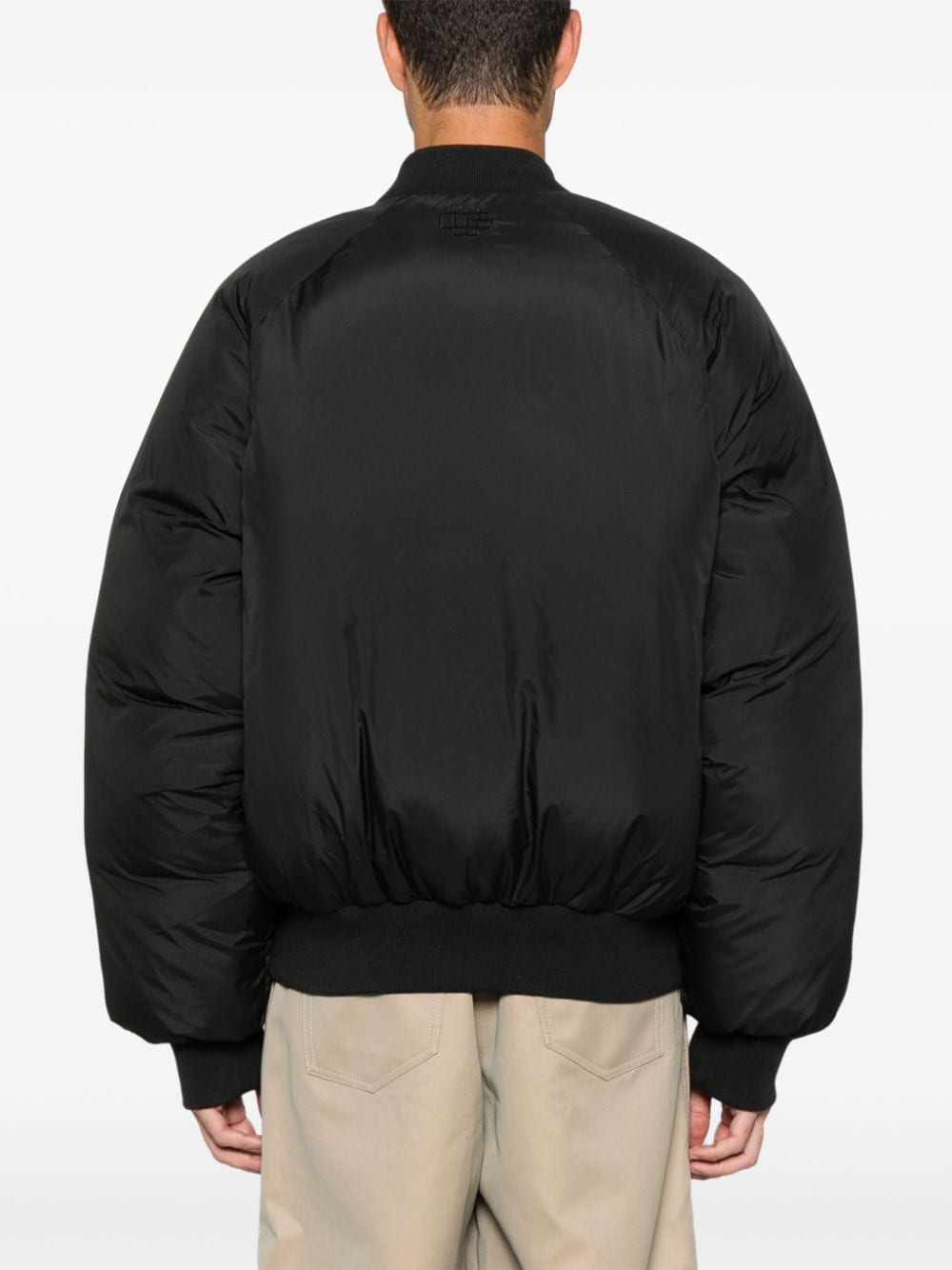 Shop Garment Workshop Padded Bomber Jacket In Black