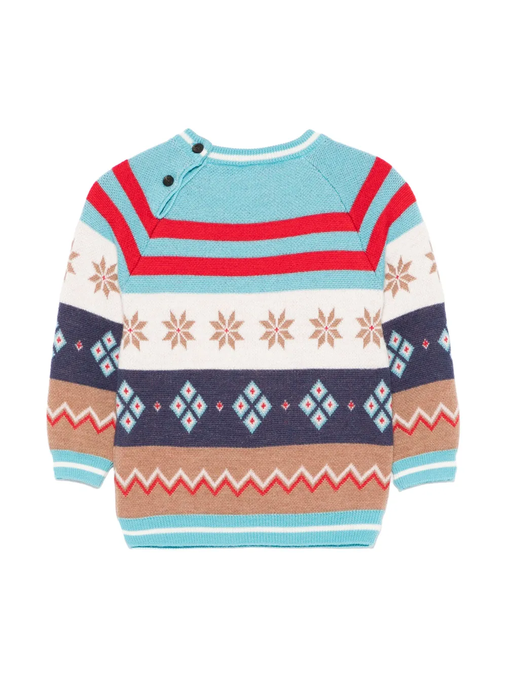 Fendi Kids pull en maille intarsia | pull | Image 2
