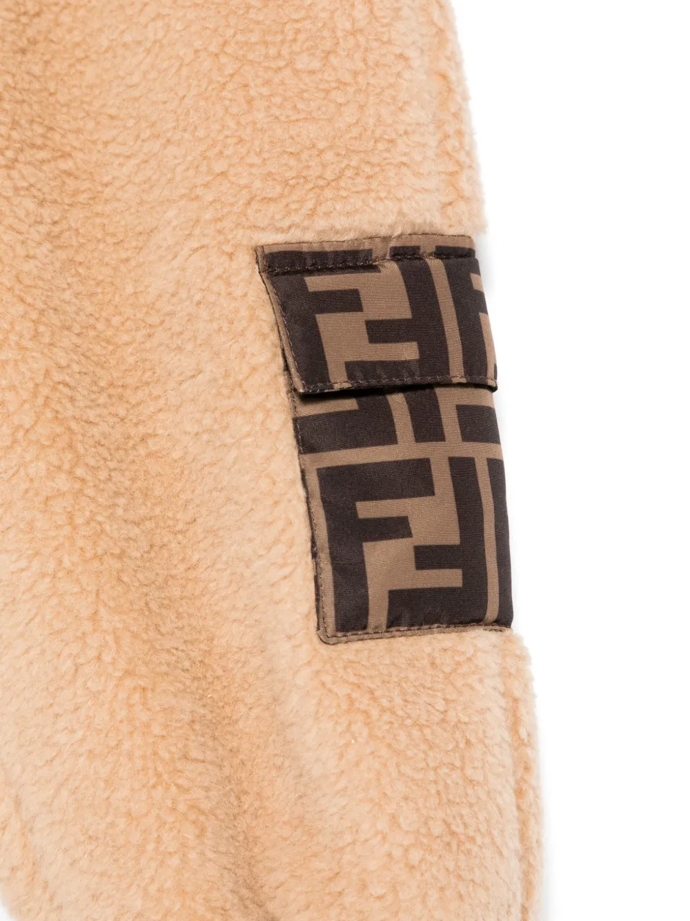 Fendi Kids Zucca broek met monogram-detail Beige