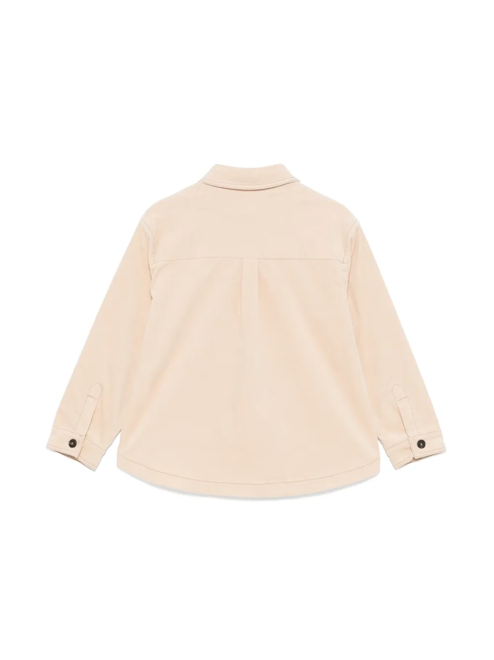 Fendi Kids Shirt met logopatch Beige