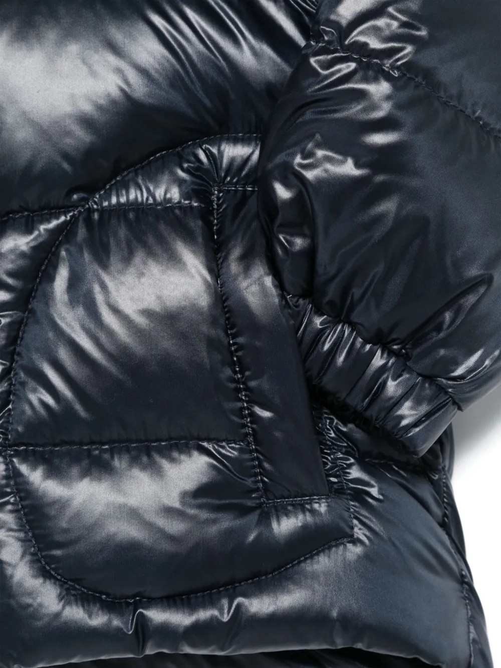 Herno Kids Donsjack met capuchon Blauw