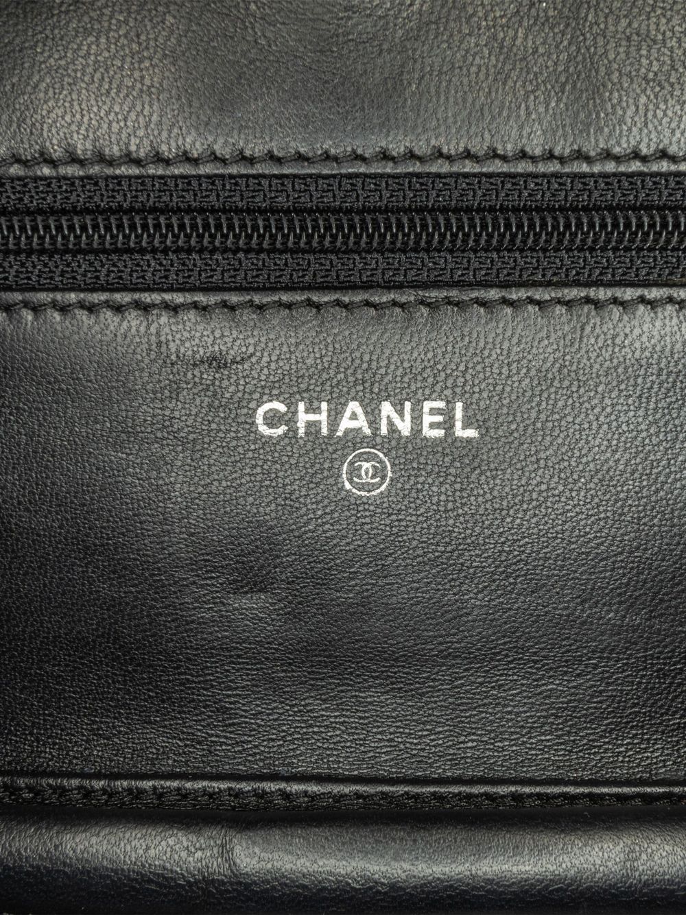 Affordable HOT SALE CHANEL 2011 Lambskin Camellia Embossed Wallet On Chain crossbody bag Women