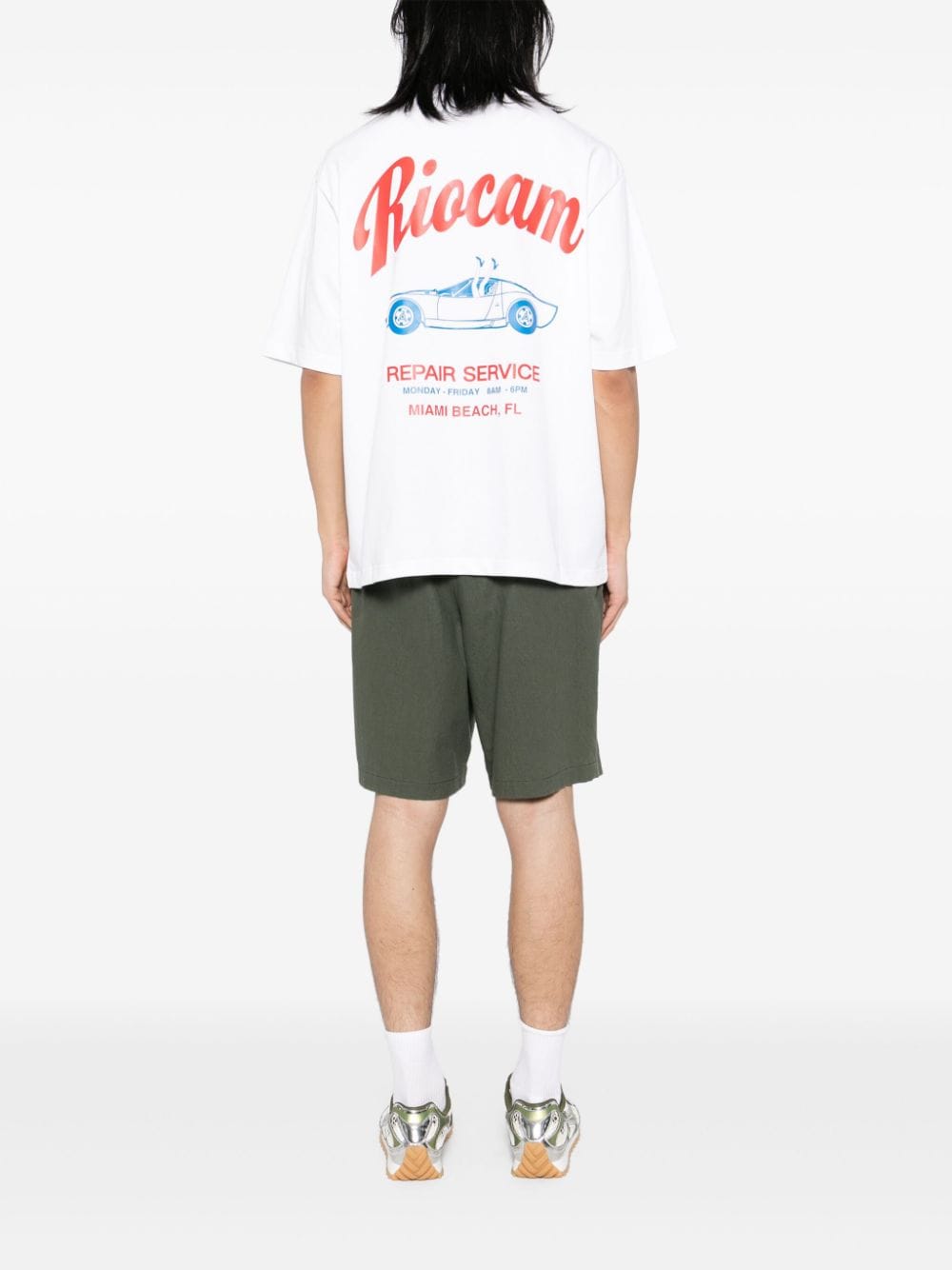 Shop Riocam Repair T-shirt In White