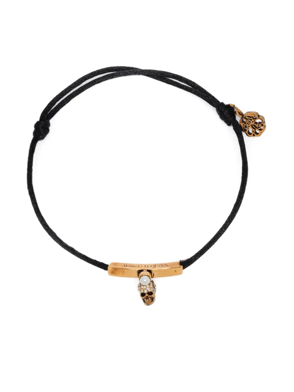 Alexander McQueen Pre-Owned bracelet à breloque tête de mort
