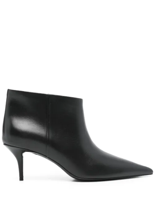 Bottines en cuir à bout pointu - Fabiana Filippi - Modalova