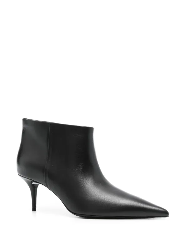 [FABIANA FILIPPI] ブロックヒール付きレザーアンクルブーツ Fabiana Filippi レザーアンクルブーツ | ブラック | FARFETCH JP