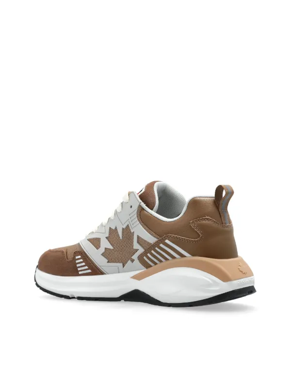 【D SQUARED2】Panelled Low-Top Sneakers DSQUARED2 Panelled low-top Sneakers | Brown | FARFETCH ID