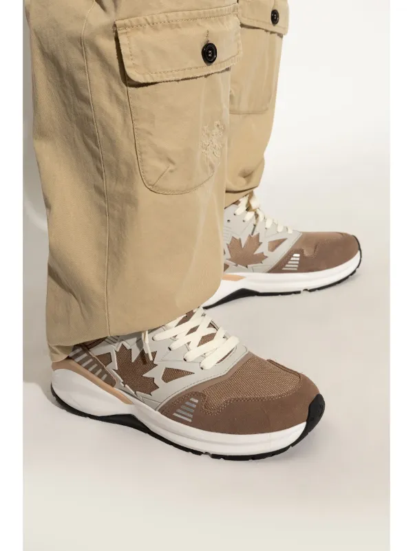 【D SQUARED2】Panelled Low-Top Sneakers 23652301_53846812_600.jpg