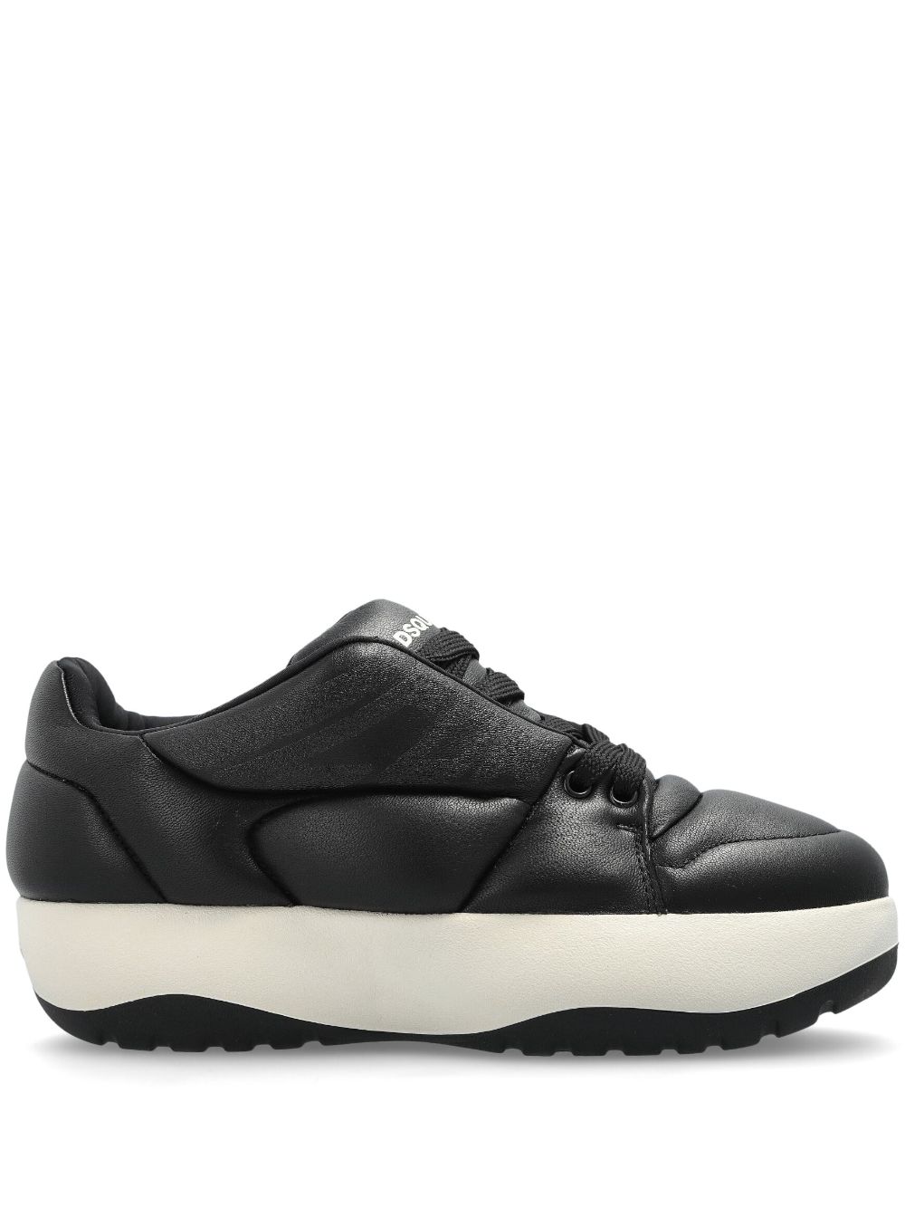 DSQUARED2 quilted leather sneakers Black