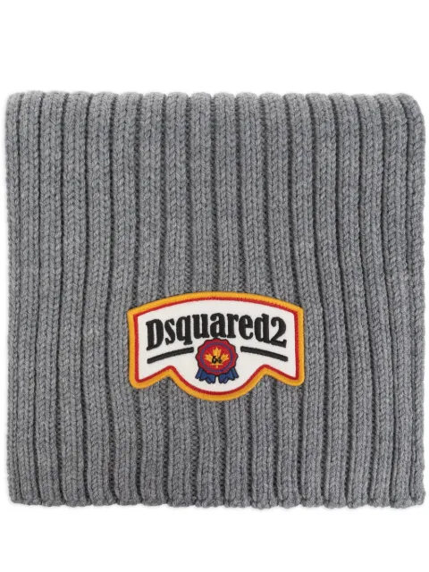 DSQUARED2 Schal mit Logo-Patch