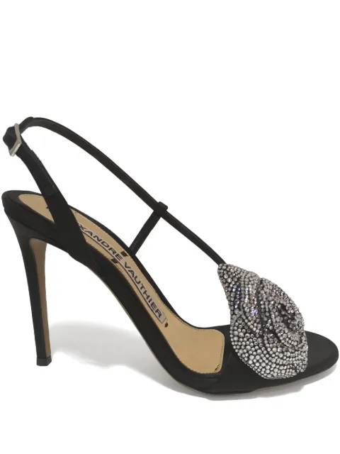 Alexandre Vauthier floral-appliqué sandals 