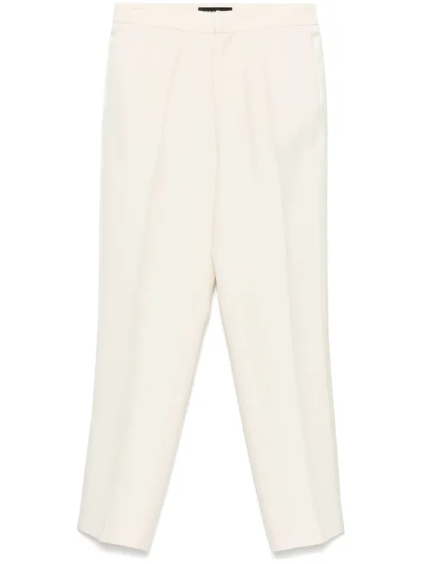 [FABIANA FILIPPI] ファビアナフィリッピ / ウールサテンパンツ Fabiana Filippi サテントリム パンツ | ニュートラル | FARFETCH JP