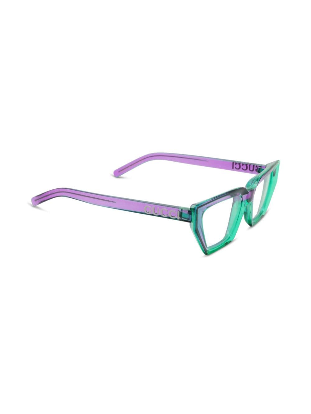 Gucci Eyewear Bril met cat-eye montuur - Paars