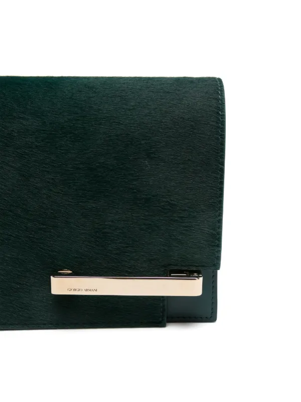 Giorgio Armani クラッチバッグ | グリーン | FARFETCH JP