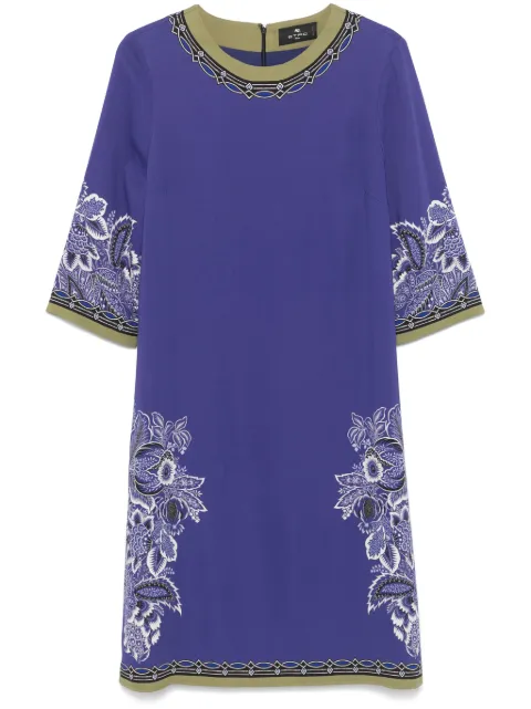 Etro Pre-Owned vestido midi con estampado floral