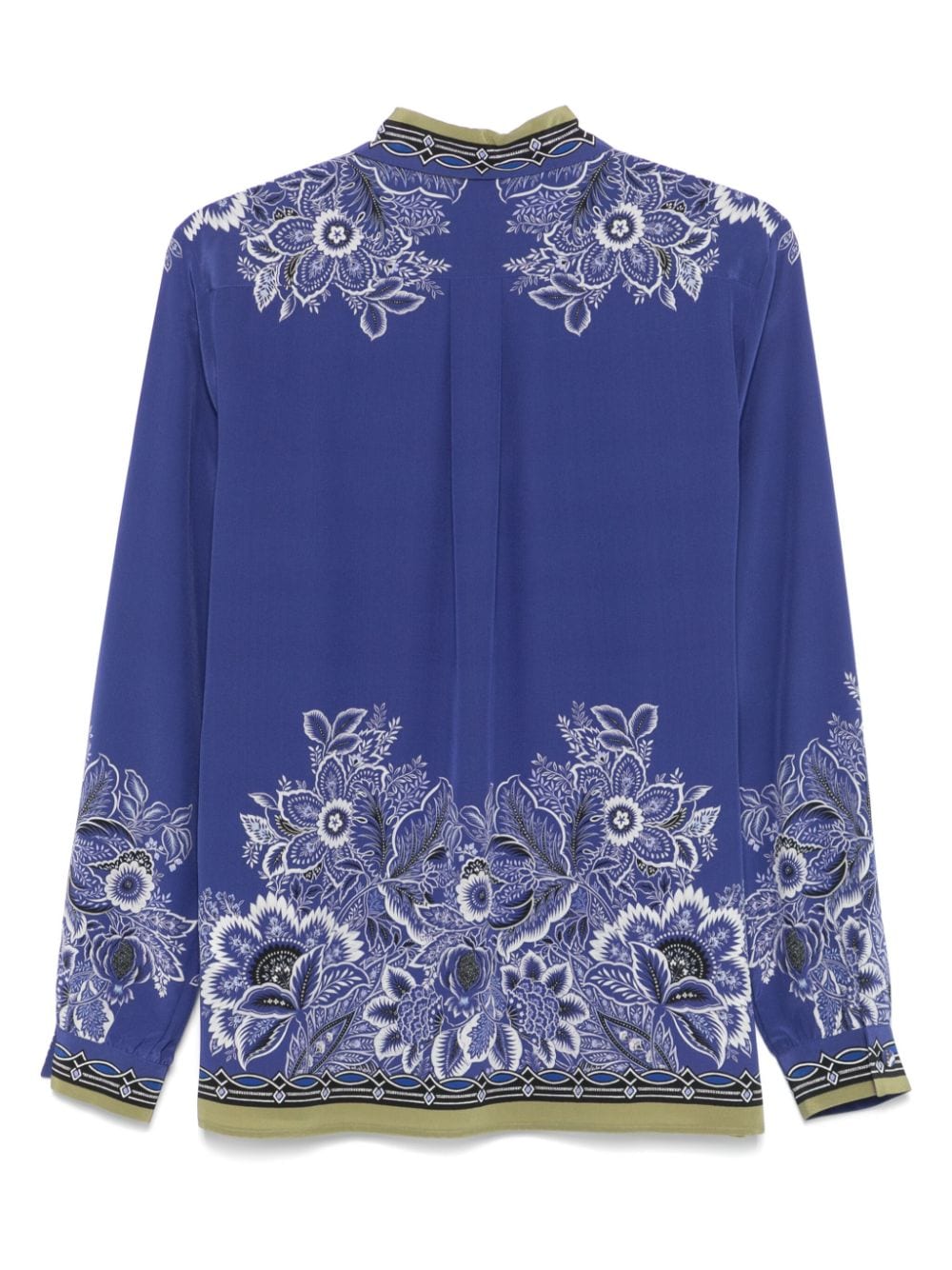 Etro Pre-Owned Blouse met bandanaprint - Blauw