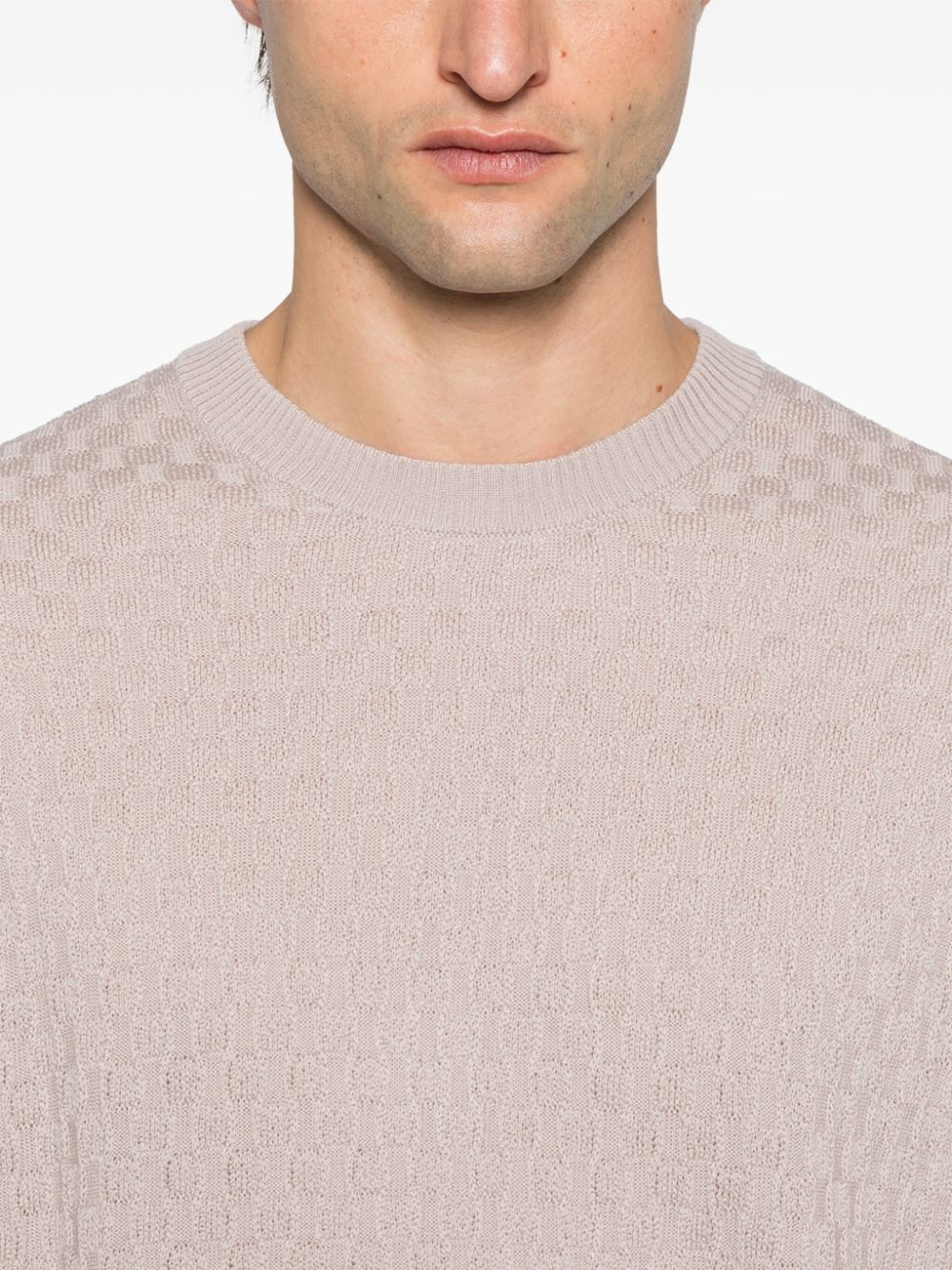 Emporio Armani 3D-knit sweater Men