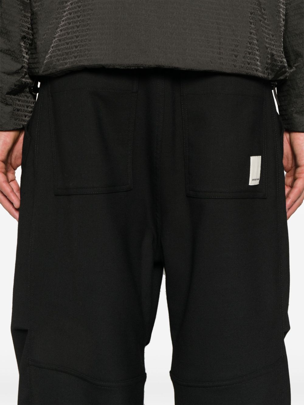 Emporio Armani belted trousers Men