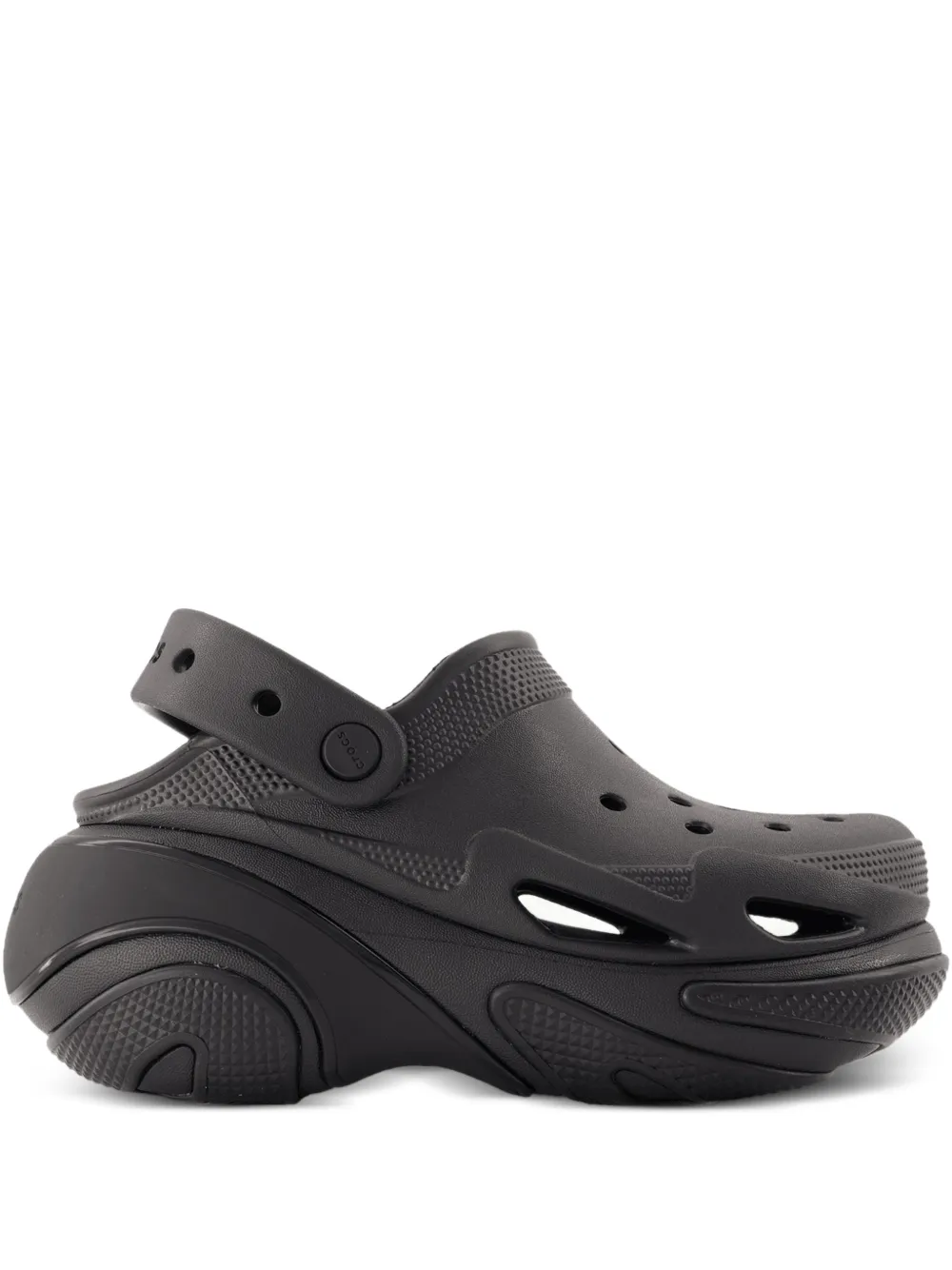 Crocs platform-heel clogs - Nero