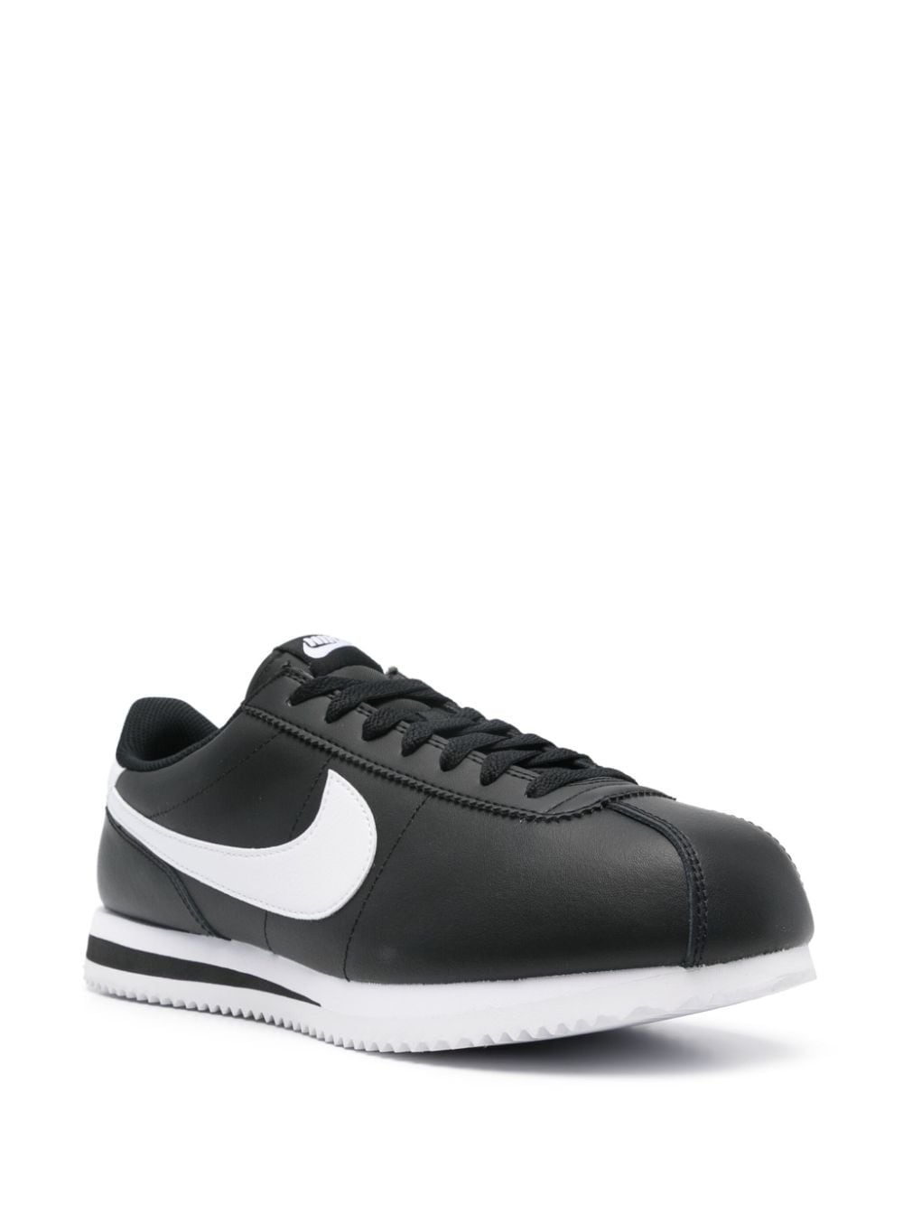 Shop Nike Cortez Sneakers In Black