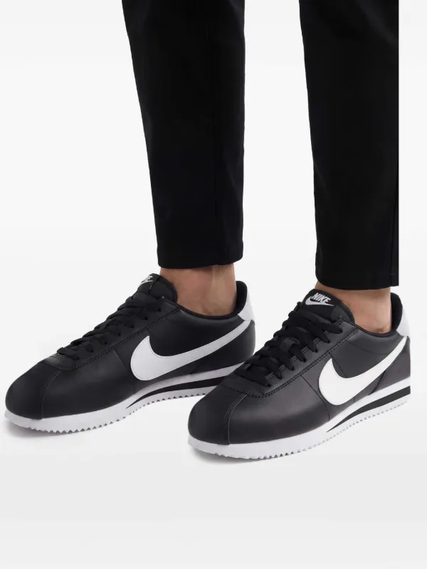 Nike Cortez Sneakers | Black | FARFETCH CA