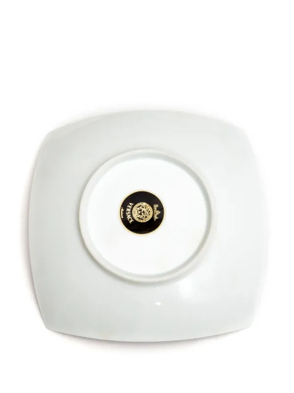 Versace Pre-Owned x Rosenthal 1990s メドゥーサ レッド プレート