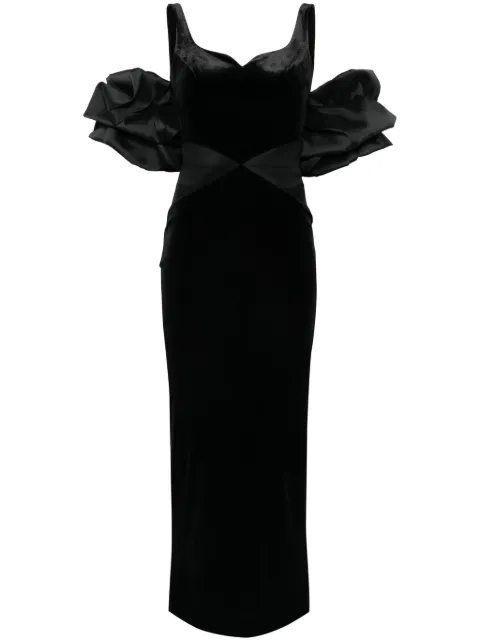 CRISTALLINI vestido midi Vivien