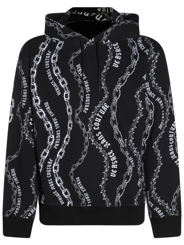 Versace Jeans Couture ロゴプリント コットン パーカー Versace Jeans Couture Logo Cotton Hoodie | Saks Fifth Avenue