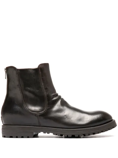 Officine Creative zipped leather boots 