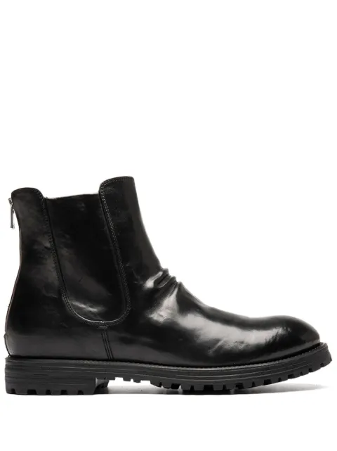 Officine Creative zipped leather boots 
