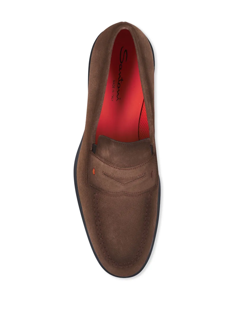 Santoni Suède loafers Bruin