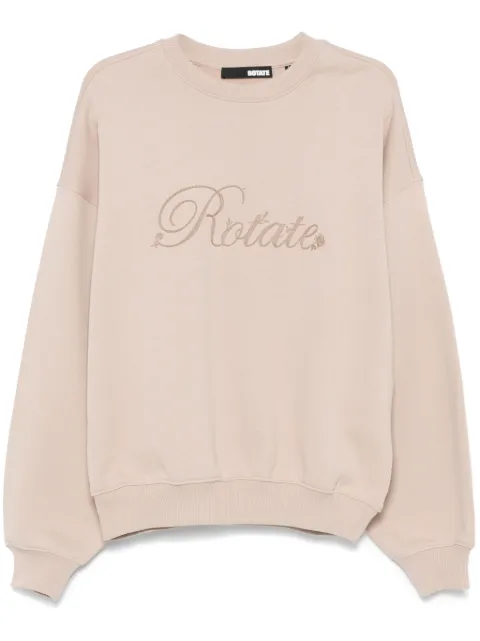 ROTATE BIRGER CHRISTENSEN sudadera con logo bordado