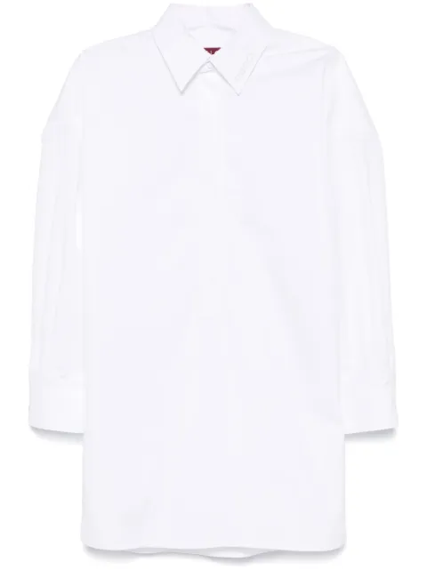 Gucci Camisa de algodão com acabamento engomado