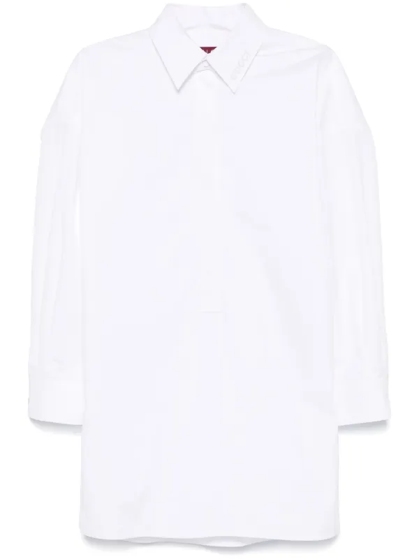 美品 大きいサイズ GUCCI コットンポプリンシャツ XL ホワイト グッチ 美品 大きいサイズ GUCCI コットンポプリンシャツ XL ホワイト グッチ