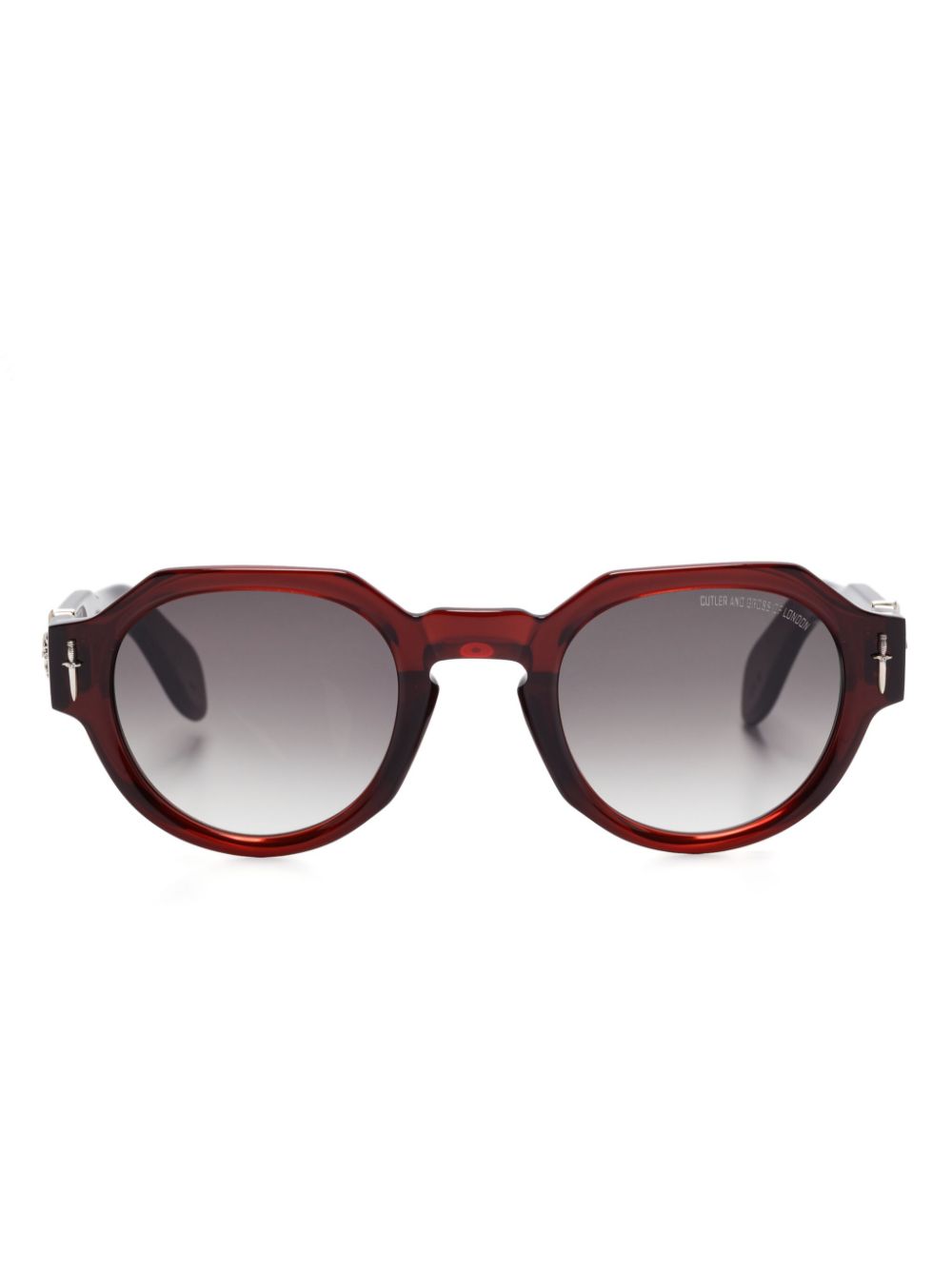 Cutler And Gross X The Great Frog Lucky Diamond Sunglasses In Red