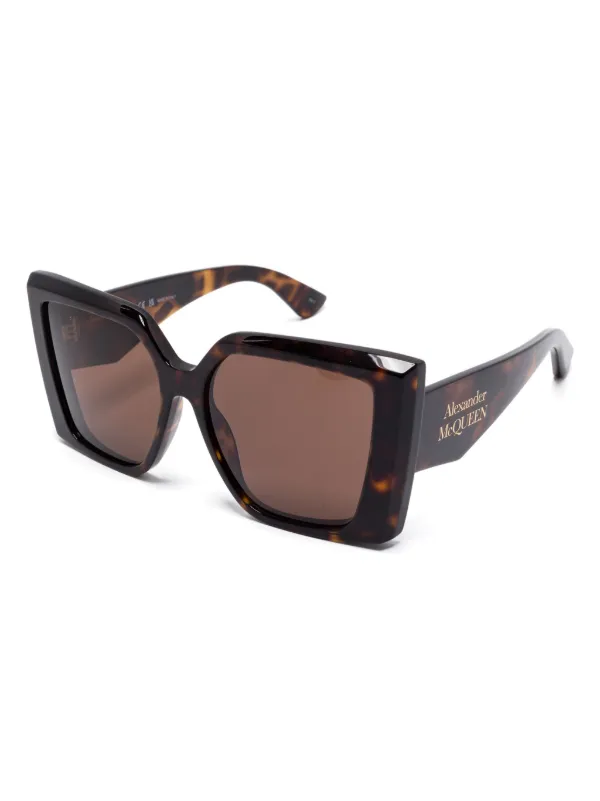 【ALEXANDER MCQUEEN】レディース オーバーサイズ サングラス Alexander McQueen Eyewear オーバーサイズフレーム サングラス